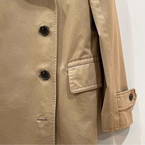 Ines de la Fressange Trenchcoat, Tan, Size XS